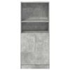 vidaXL Armoire de cuisine gris béton 57x41,5x131,5 cm bois ingénierie