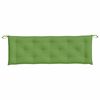 vidaXL Coussin de banc de jardin vert m&eacute;lang&eacute; 150x50x7 cm tissu
