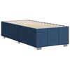 vidaXL Cadre de lit sans matelas bleu 90x200 cm tissu