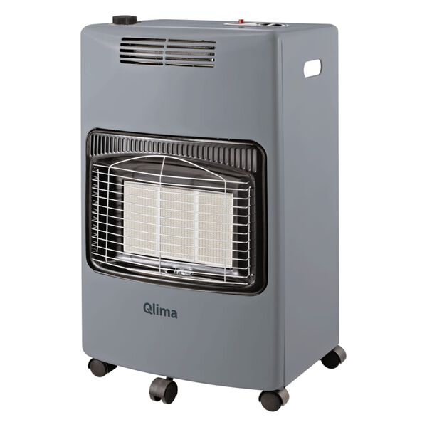 Qlima Chauffage au gaz à connecteur 2-en-1 GH 959 RF 4,1 kW gris