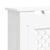 vidaXL Cache-radiateur MDF Blanc 78 cm