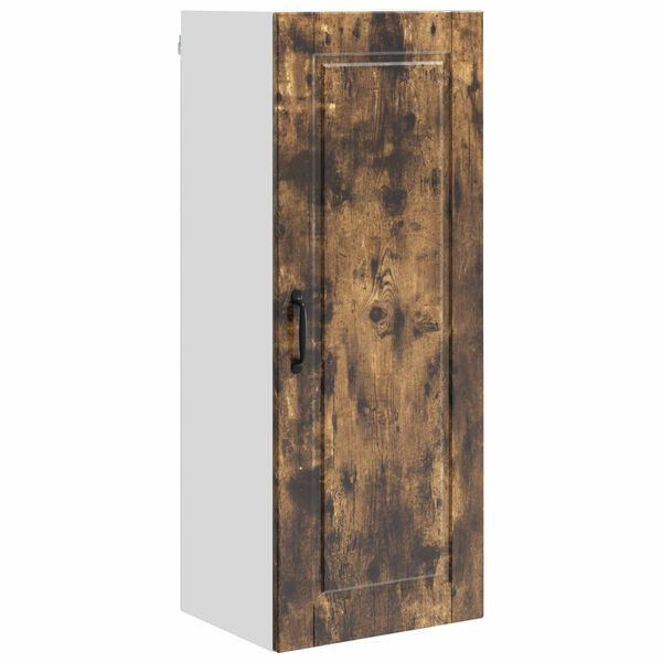 vidaXL Armoire de cuisine avec &eacute;tag&egrave;re Ch&ecirc;ne fum&eacute; 40 x 31 x 100 cm