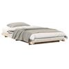 vidaXL Cadre de lit Marron 75 x 190 cm Pin massif