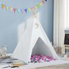 vidaXL Tente tipi Blanc 120 x 120 x 150 cm Tissu, Plastique