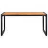 vidaXL Table de jardin aux pieds en U 160x80x75cm Bois d'acacia massif