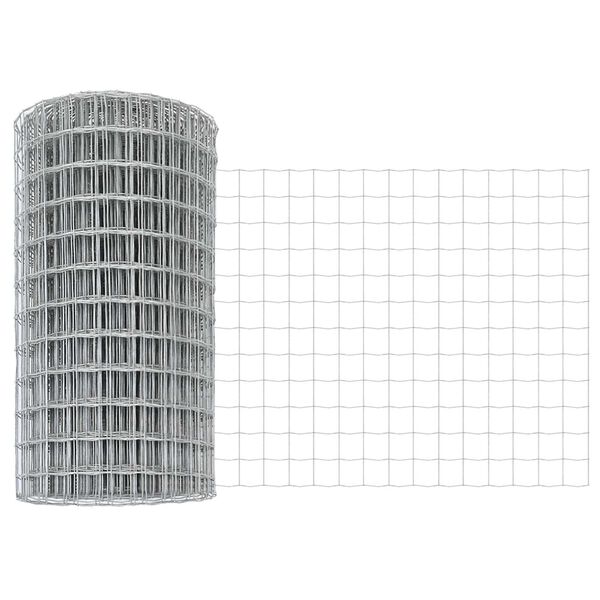 vidaXL Clôture Euro Argent 0.4 x 50 m