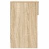 vidaXL Table de chevet avec tiroir ch&ecirc;ne sonoma 20x36x60 cm