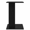 vidaXL Table d'appoint Ch&ecirc;ne noir 45 x 40 x 62,5 cm Bois d'ing&eacute;nierie