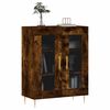vidaXL Buffet chêne fumé 69,5x34x90 cm bois d'ingénierie