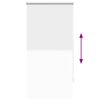 Store enrouleur occultant blanc 60 x 120 cm