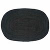 vidaXL Tapis de surface Gris fonc&eacute; 122 x 183 cm Jute