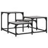 vidaXL Table basse sonoma gris 68x68x40 cm bois d'ingénierie