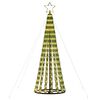 vidaXL Sapin de Noël à LED 275 LED blanc chaud 180 cm