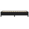 vidaXL Cadre de lit sans matelas noir 80x200 cm tissu