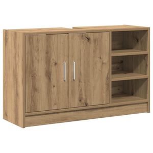 vidaXL Cabinet de salle de bain Ch&ecirc;ne artisanal 90 x 29 x 55 cm