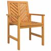 vidaXL Ensemble de salle à manger pour jardin 7 pcs Marron