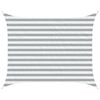 vidaXL Voile d'ombre Gris clair et blanc 2 x 2,5 m