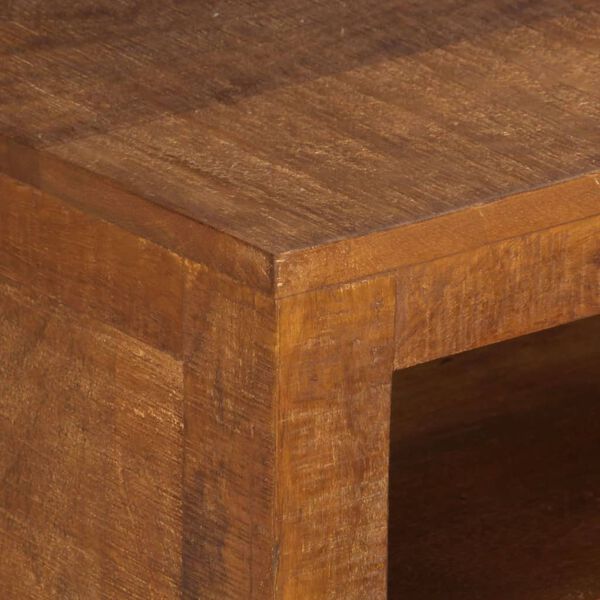 vidaXL Meuble TV 120x30x40 cm Bois massif de manguier