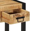 vidaXL Tables de chevet 2 pcs 40x35x50 cm bois de manguier massif brut