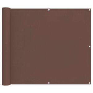 vidaXL &Eacute;cran de balcon Marron 100 x 700 cm Tissu Oxford