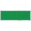 vidaXL Chaise longue avec coussin vert Bois de pin imprégné