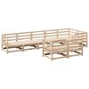 vidaXL Salon de jardin 8 pcs bois de pin massif