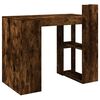 vidaXL Bureau ch&ecirc;ne fum&eacute; 103,5x56,5x94 cm bois d'ing&eacute;nierie