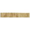 vidaXL Rouleau de bordure Vert 120 cm Bois de pin impr&eacute;gn&eacute;