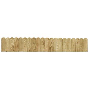 vidaXL Rouleau de bordure Vert 120 cm Bois de pin impr&eacute;gn&eacute;