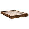vidaXL Cadre de lit sans matelas ch&ecirc;ne fum&eacute; 140x200 cm bois ing&eacute;nierie