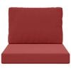 vidaXL Coussin de canap&eacute; d'ext&eacute;rieur 2 pcs Bordeaux Polyester