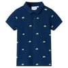 Polo pour enfants bleu marine 116