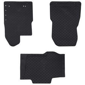 vidaXL Tapis de voiture 3 pi&egrave;ces