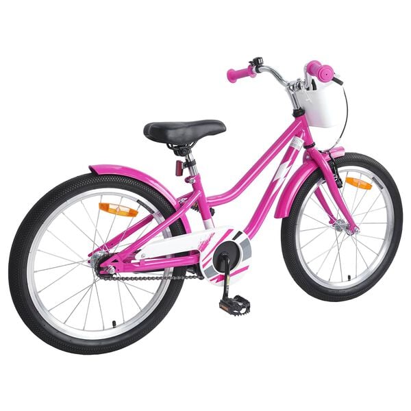 vidaXL V&eacute;lo pour Enfants 20 Pouces pour les 6-11 ans Rose fonc&eacute;