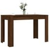 vidaXL Table &agrave; d&icirc;ner Ch&ecirc;ne marron 120x60x76 cm bois d'ing&eacute;nierie