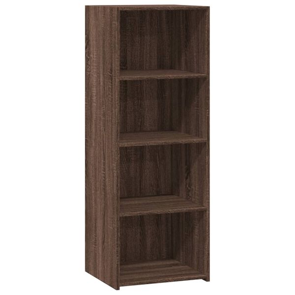 vidaXL Buffet haut chêne marron 45x41x124 cm bois d'ingénierie