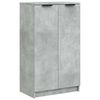 vidaXL Armoire &agrave; chaussures Gris b&eacute;ton 59x35x100,5 cm Bois d'ing&eacute;nierie