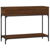 vidaXL Table console ch&ecirc;ne marron 100x34,5x75 cm bois d'ing&eacute;nierie