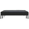 vidaXL Housse de Table Uni Noir 102 x 102 x 15 cm tissu
