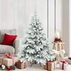 vidaXL Sapin de No&euml;l artificiel avec 150 LED Blanc 150 cm PE et PVC