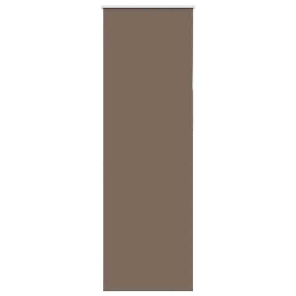 vidaXL Store enrouleur occultant caf&eacute; 85x210cm largeur du tissu 80,7cm