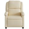vidaXL Fauteuil inclinable cr&egrave;me tissu