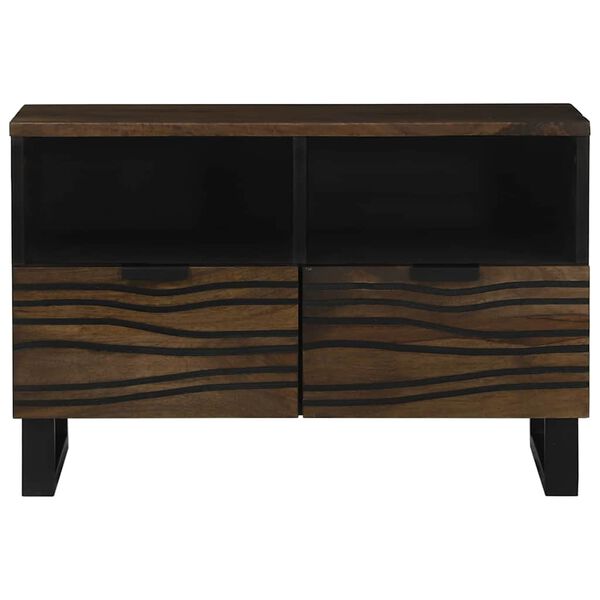 vidaXL Unites TV avec tiroir Noyer 70 x 33 x 46 cm Bois d'ing&eacute;nierie
