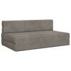 vidaXL Canap&eacute;-lit pliable Gris clair 152 x 86,5 x 60 cm Tissu