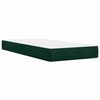 vidaXL Sommier &agrave; lattes de lit avec matelas Vert fonc&eacute; 90x190 cm