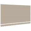 vidaXL Toile de rechange pour auvent Beige 380 x 195 cm Polyester