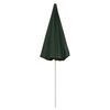 vidaXL Parasol de plage vert 240 cm