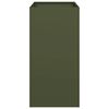 vidaXL Jardini&egrave;re vert olive 40x80x80 cm acier