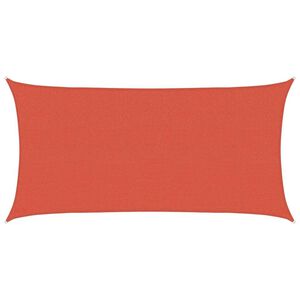vidaXL Voile d'ombrage 160 g/m&sup2; Terre cuite 2x3,5 m PEHD