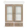 vidaXL Armoire murale Blanc 49x22x59 cm Bois d'ingénierie